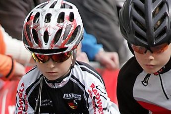 Lance Merker aus Bad Klosterlausnitz, Radsport Trainingsgruppe von Melanie Lenk, 12. Ostthüringen Tour Startort in Gera. (Foto: Jens Henning)