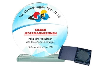 OTT2023: Pokal der Prsidentin des Thringer Landtages.