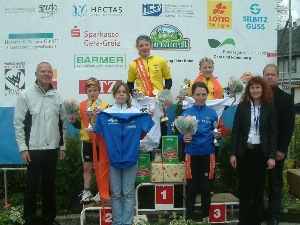 Dritter Gesamtsieg an Pascal Ackermann - Geraerin Marie Ludwig gewinnt das Kriterium zum Auftakt der 4. Ostthüringen Tour 2006