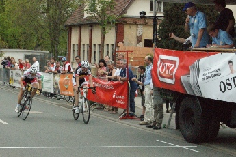 Gewinner des Sprints um Platz drei wurde Jakob Höfer vom SSV Gera 1990 vor Jens Wilk vom RC 92 Gera.
