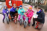 Laufradrennen für Kindertagesstätten im Rahmen der 14. Ostthüringen Tour.