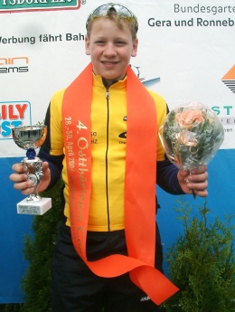 Der Pflzer Pascal Ackermann gewinnt 2003, 2004 und 2006 insgesamt dreimal das Gelbe Trikot der Ostthrigen Tour, bei der 4. Ostthrigen Tour im Jahr 2006 als Gesamtsieger der Altersklasse U13.